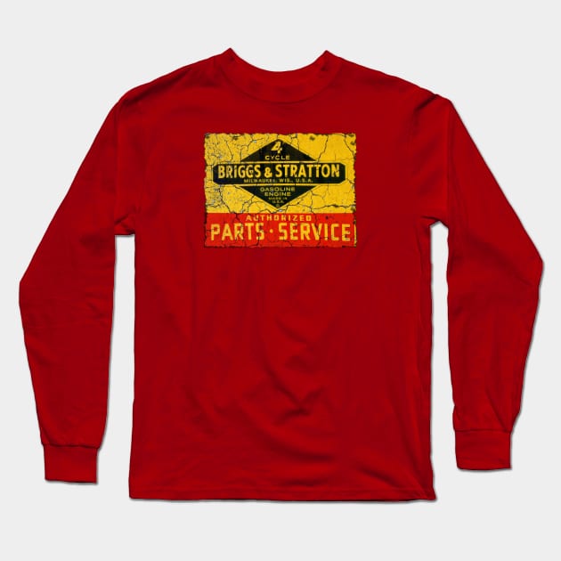 Briggs and Stratton small engines Long Sleeve T-Shirt by Midcenturydave